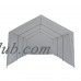 True Shelter 10' x 20' Car Canopy Gazebo Tent Cover 8 Legs Steel Frame Garage   